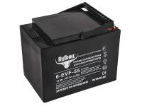 Тяговый гелевый аккумулятор RuTrike 6-EVF-55 (12V55A/H C3)